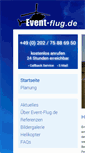 Mobile Screenshot of event-flug.de